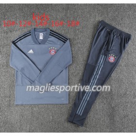 Bayern Monaco Bambino Tute Felpe da Allenamento Grigio 2018/2019